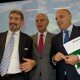 A formare l'accordo Formigoni, Cattaneo e Biesuz, ad di Trenord (Foto Regione Lombardia)