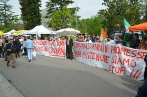 Protesta cinghiali alla Fiera del I Maggio - 1