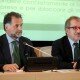 Massimo Garavaglia e Roberto Maroni hanno presentato Credito InCassa (Foto Regione Lombardia)