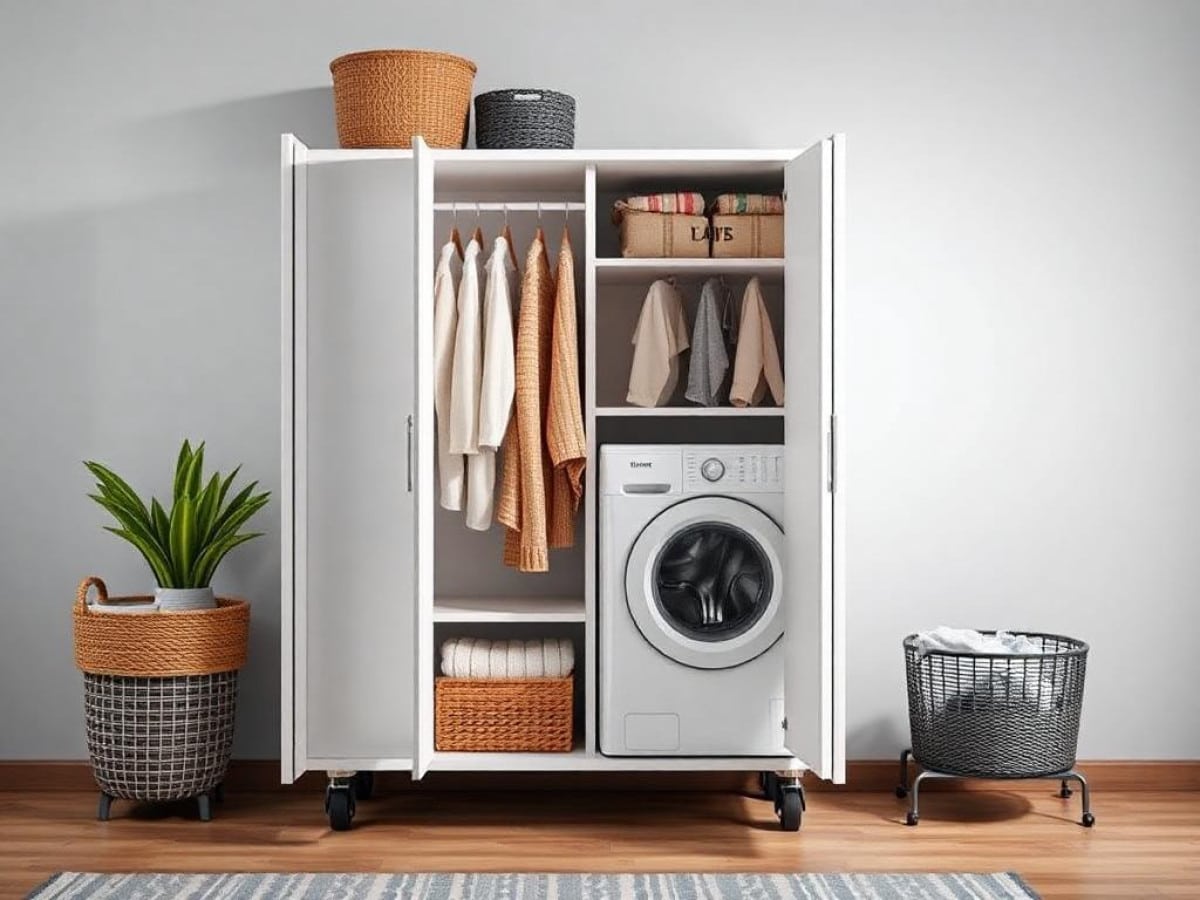Lidl mobile per lavatrice in lavanderia