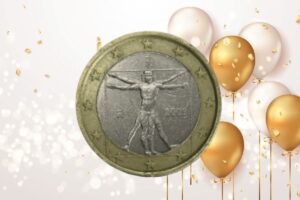 L'Uomo di Vitruvio rende preziosa questa moneta da 1 euro