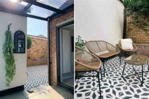 Una terrazza trasformata per meno di 60 euro