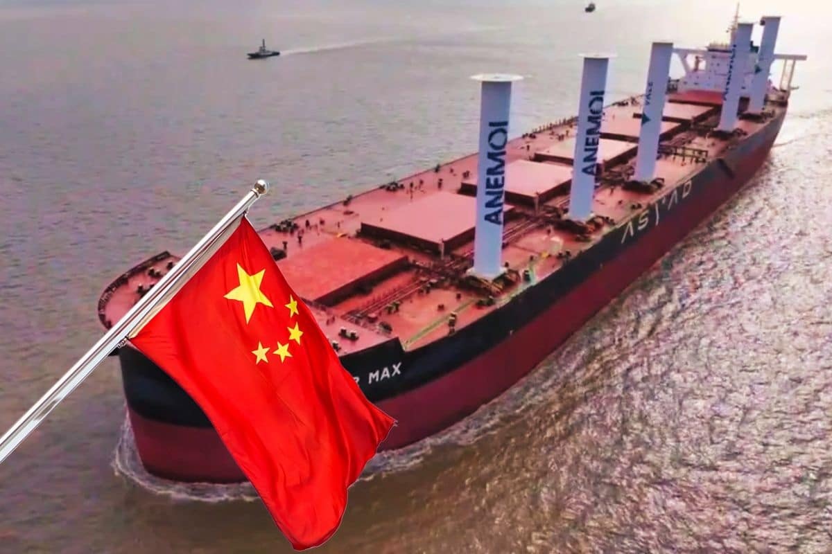 La Cina reinventa una tecnologia di 2000 anni per far avanzare un colosso marino da 350 metri